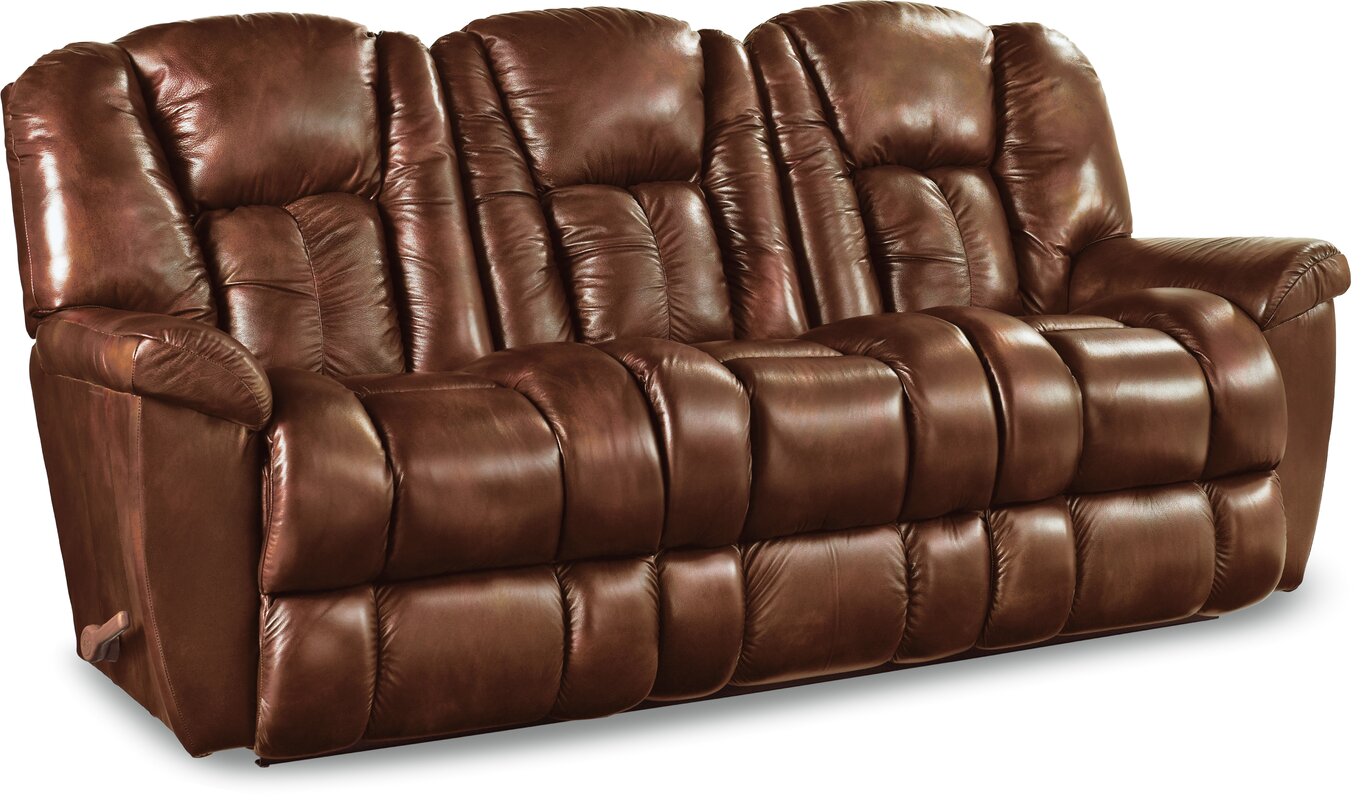 la z boy maverick leather sofa